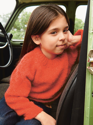 2506 - Mykt til barn - Nr. 6  Tiro Sweater Junior - Sandnes garn - Garntopia
