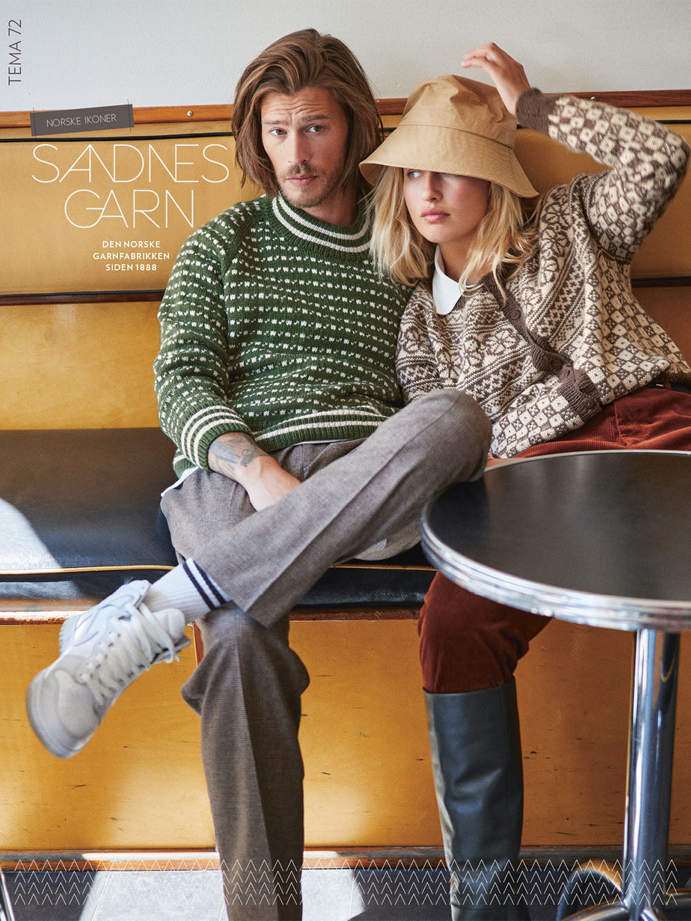 Tema 72 - Norske Ikoner voksen - Sandnes garn - Garntopia