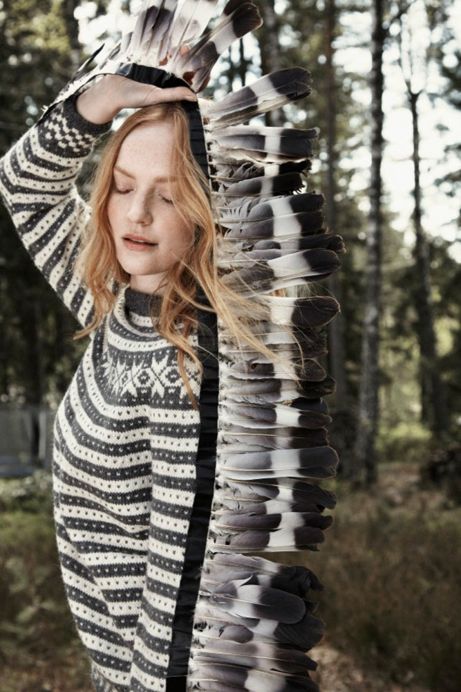 225R - Rundfelling Voksen - Rauma Garn - Garntopia