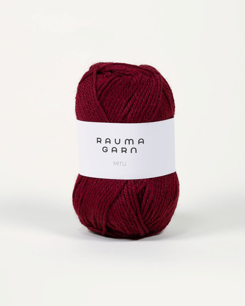 3083 Burgunder -	Mitu - Rauma Garn - Garntopia