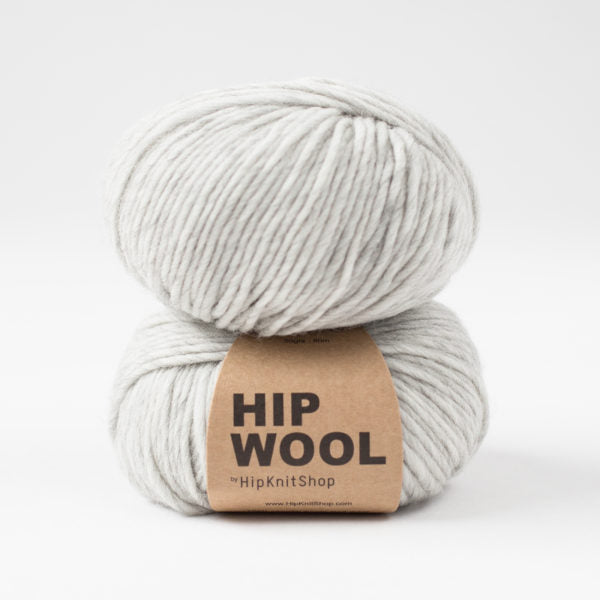 Foggy – light grey blend -	Hip Wool - HipKnitShop - Garntopia