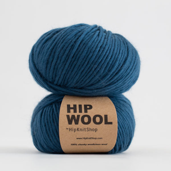 Petrol blue -	Hip Wool - HipKnitShop - Garntopia