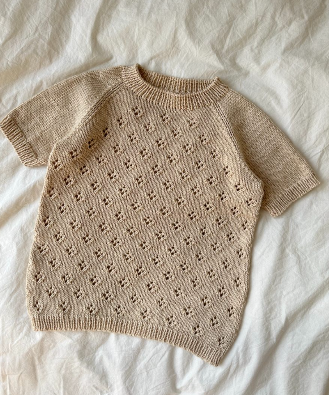 Rigmors sommerbluse - Papir - PetiteKnit - Garntopia