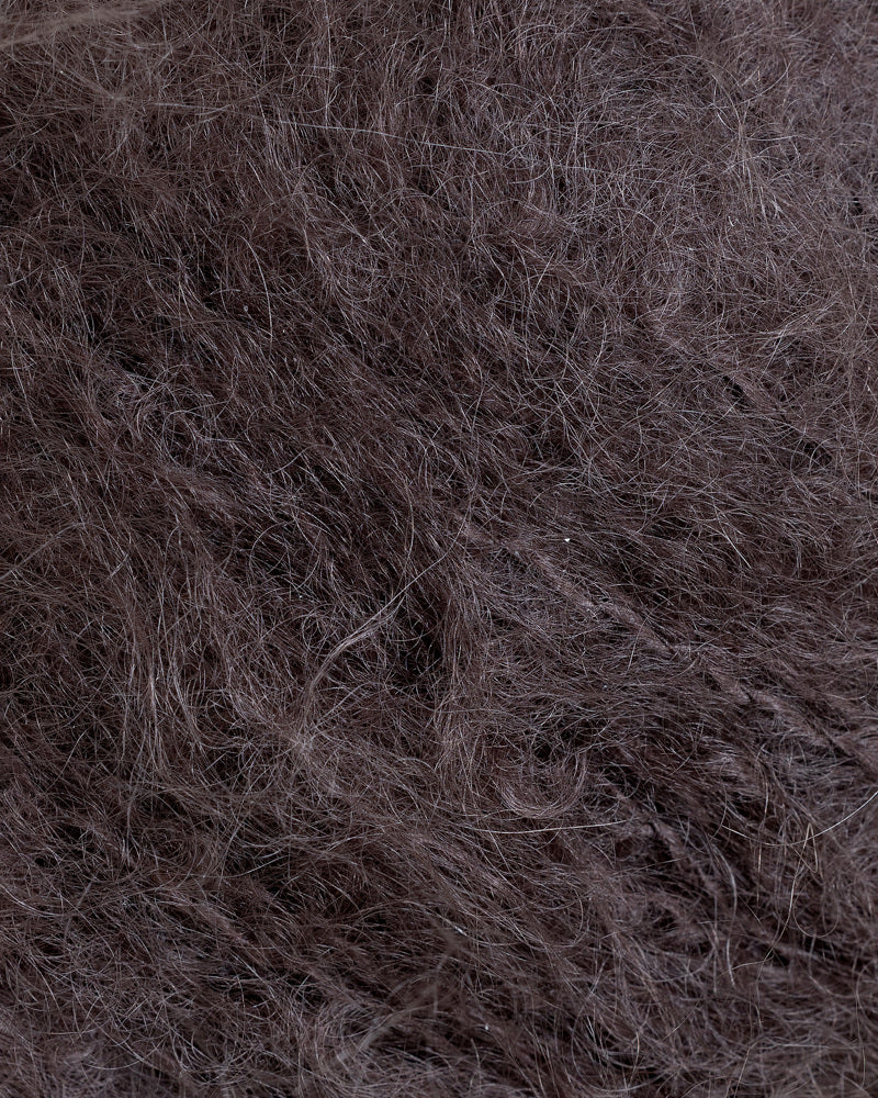 Tjukk Mohair  080 Brun-	Tjukk Mohair - Rauma Garn - Garntopia