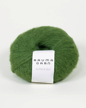 5339 Grønn -	Alpaca Silk - Rauma Garn - Garntopia