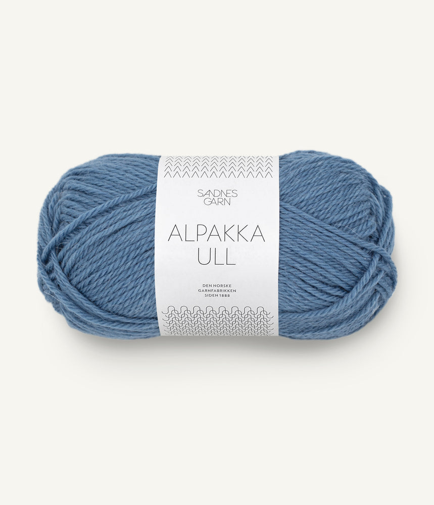 6052 Jeansblå -	Alpakka ull - Sandnes garn - Garntopia