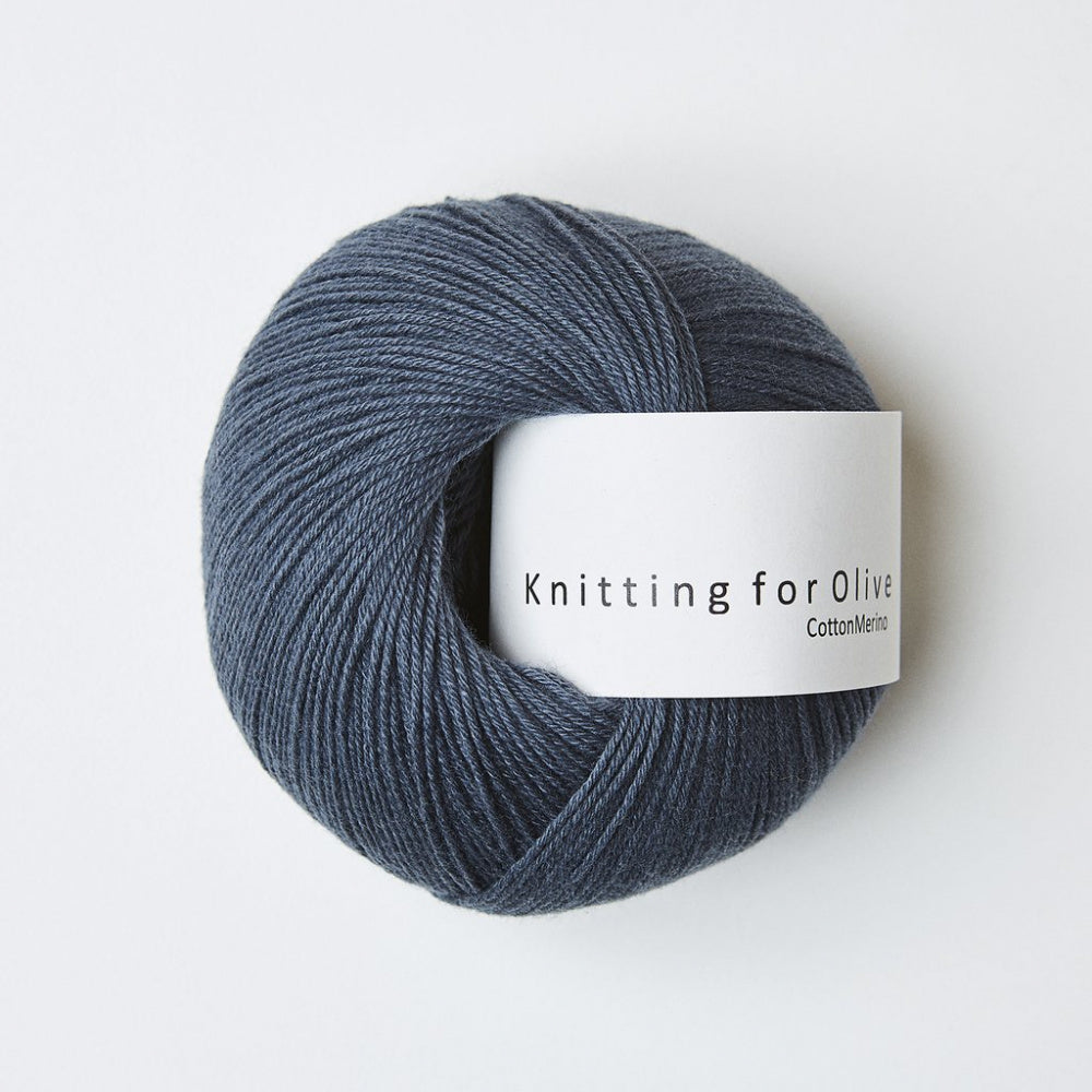 Støvet blåhval -	Cotton Merino - Knitting for Olive - Garntopia