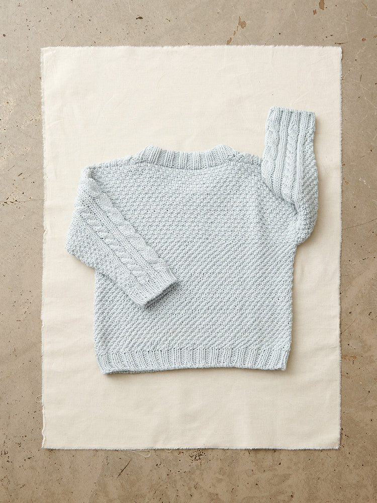 2505 - Sommerbaby - Nr. 5 Caspian Sweater Baby - Sandnes garn - Garntopia