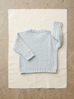2505 - Sommerbaby - Nr. 5 Caspian Sweater Baby - Sandnes garn - Garntopia