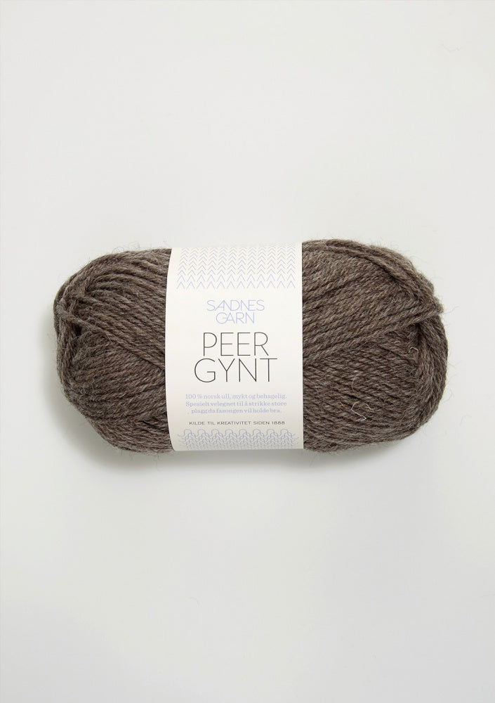 2652  Mellombrun melert -	Peer Gynt - Sandnes garn - Garntopia