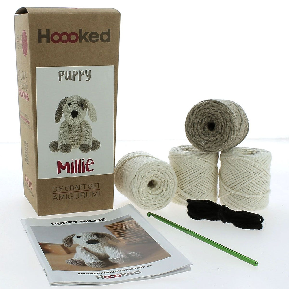 DIY Puppy Millie Heklekit - Hoooked Yarn