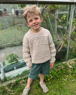 Ingrid Sweater Junior - Papir - PetiteKnit - Garntopia