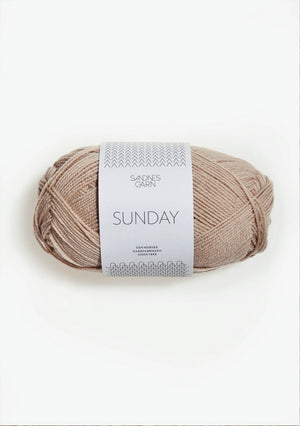 3021 Lys Beige -	Sunday - Sandnes garn - Garntopia