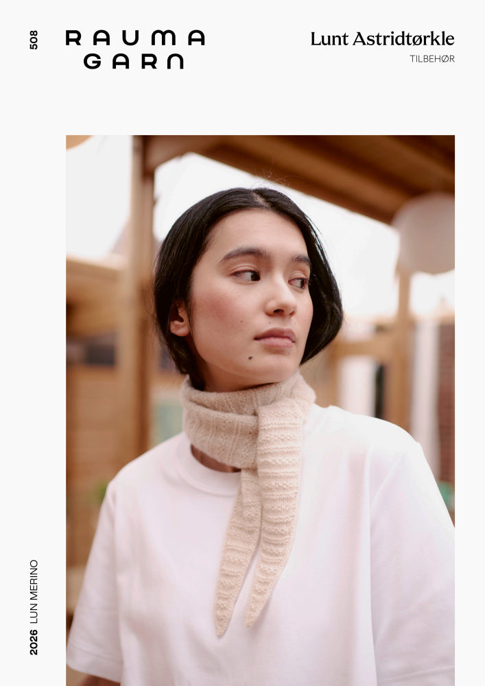 508 Lunt Astridtørkle- papiroppskrift - Rauma Garn - Garntopia