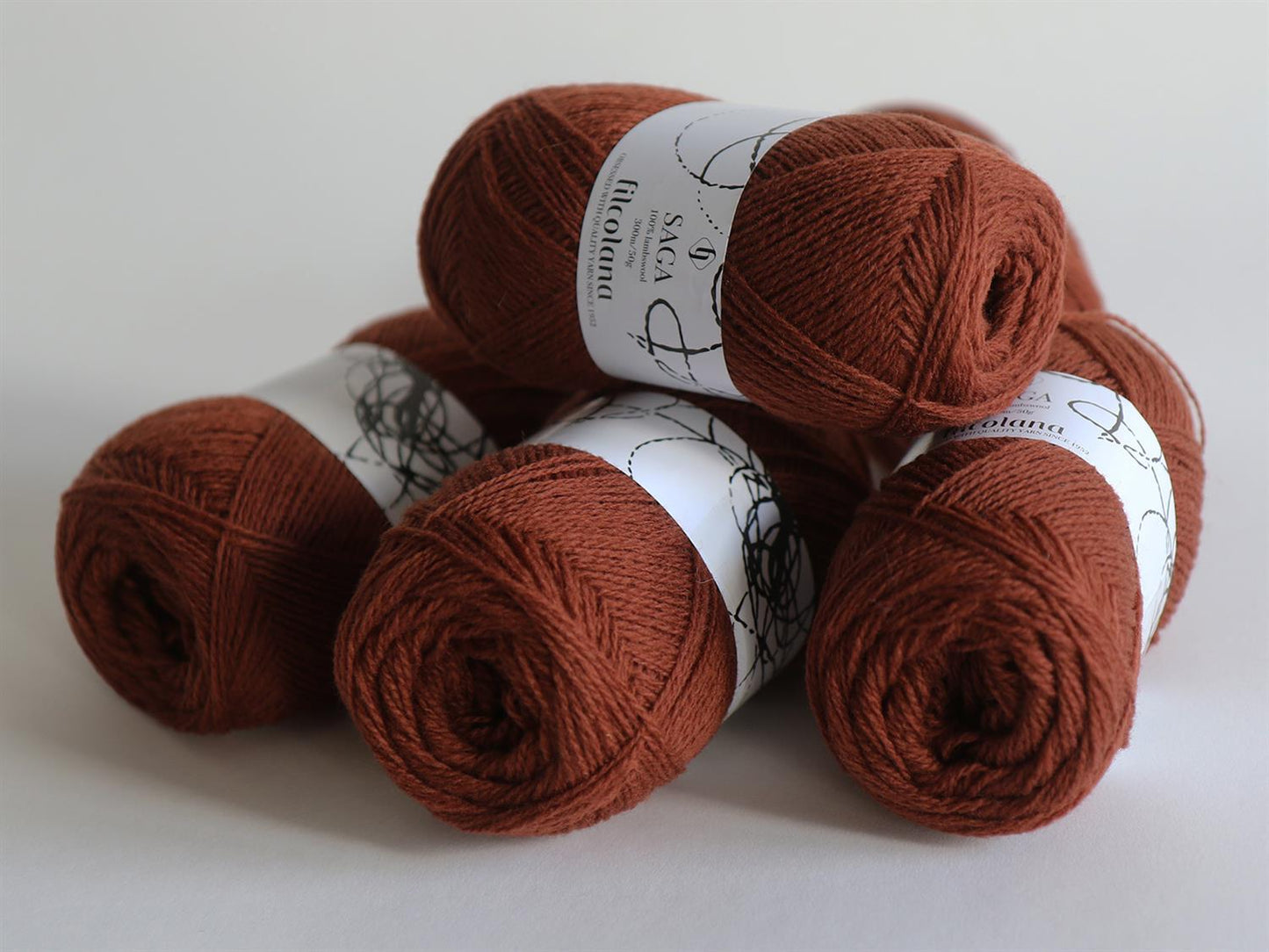 128 Russet   - Saga - Filcolana - Garntopia