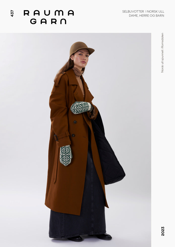 437 - Selbuvotter i norsk ull '23 - Rauma Garn - Garntopia