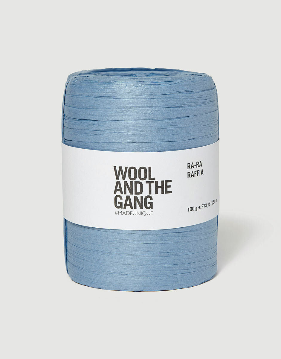 Powder Blue - Ra-Ra Raffia - Wool and the gang - Garntopia