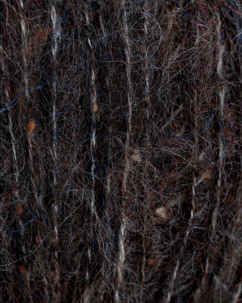 21798 Tweed mørk brun -	Alpakka Lin - Rauma Garn - Garntopia