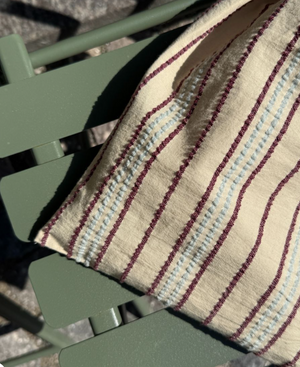 Knitter’s String Bag - Seersucker Twin Stripe - PetiteKnit - Garntopia