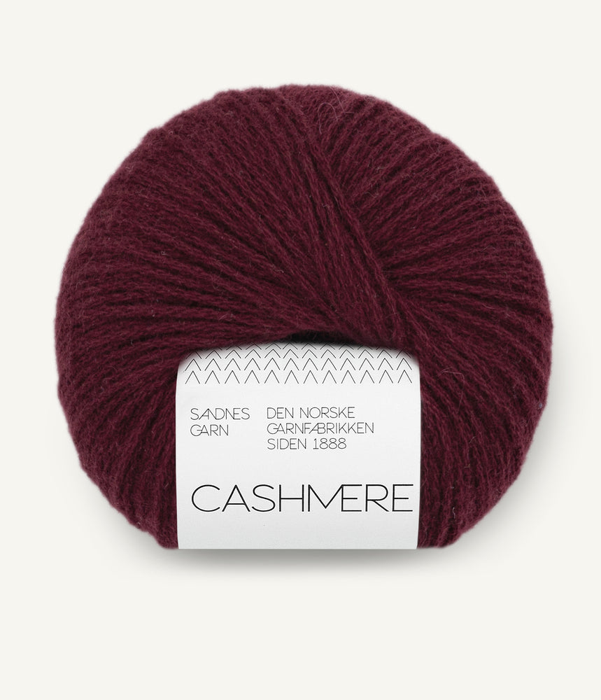 4372 Burgundy - Cashmere - Sandnes garn - Garntopia