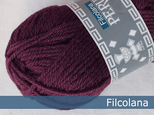 222 Plum  -	Peruvian - Filcolana - Garntopia