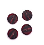 Knapp, Mørk Rosa - Resin - 30 mm