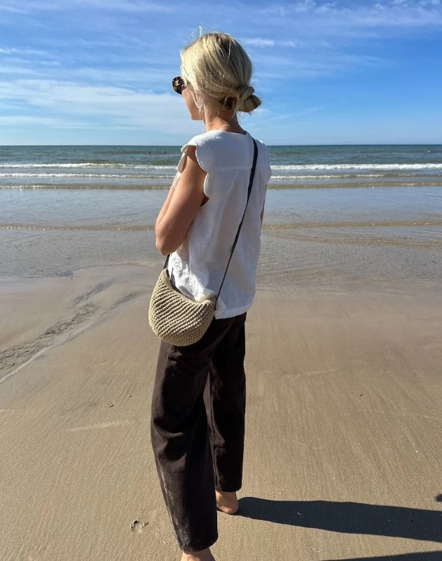 LÆRREIM TIL FLORENCE BAG - MØRKEBRUN - PetiteKnit - Garntopia