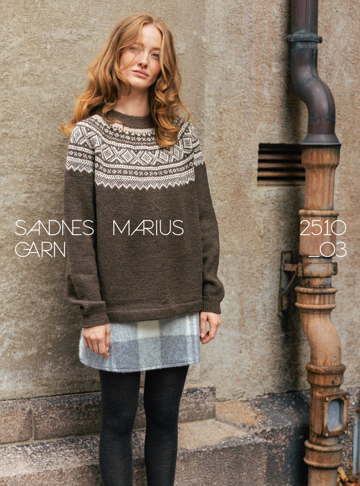 2510 - Norske Ikoner Voksen - NR. 3 MARIUS DAMEGENSER - Sandnes garn - Garntopia