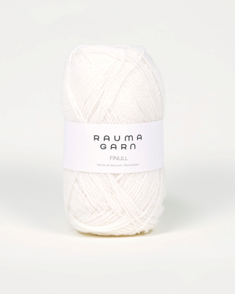 400 Hvit -	Finull Pt2 - Rauma Garn - Garntopia