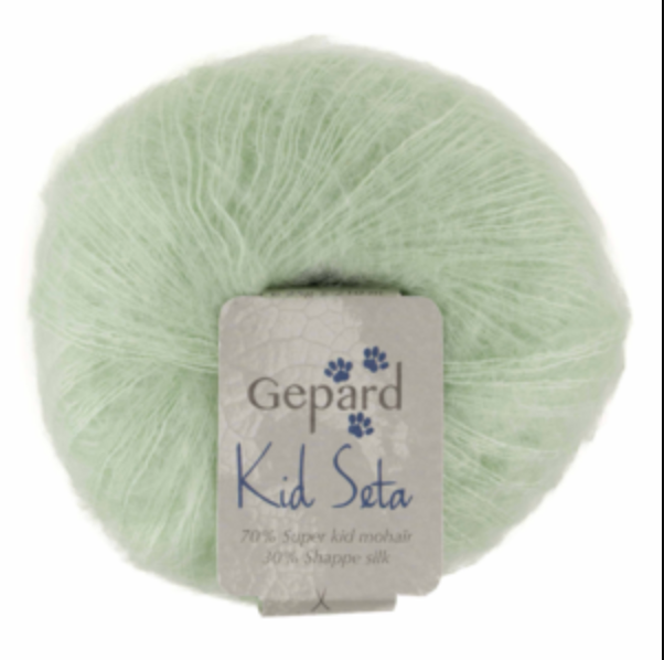 818 Lys pistasj - Kid Seta - Gepard Garn - Garntopia