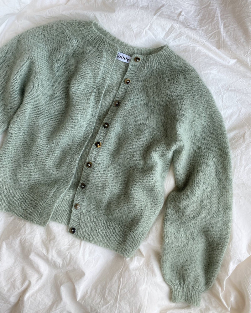 Novice Cardigan - Mohair Edition - Papir - PetiteKnit - Garntopia