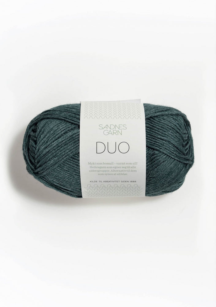 6862 Dyp aqua -	Duo - Sandnes garn - Garntopia