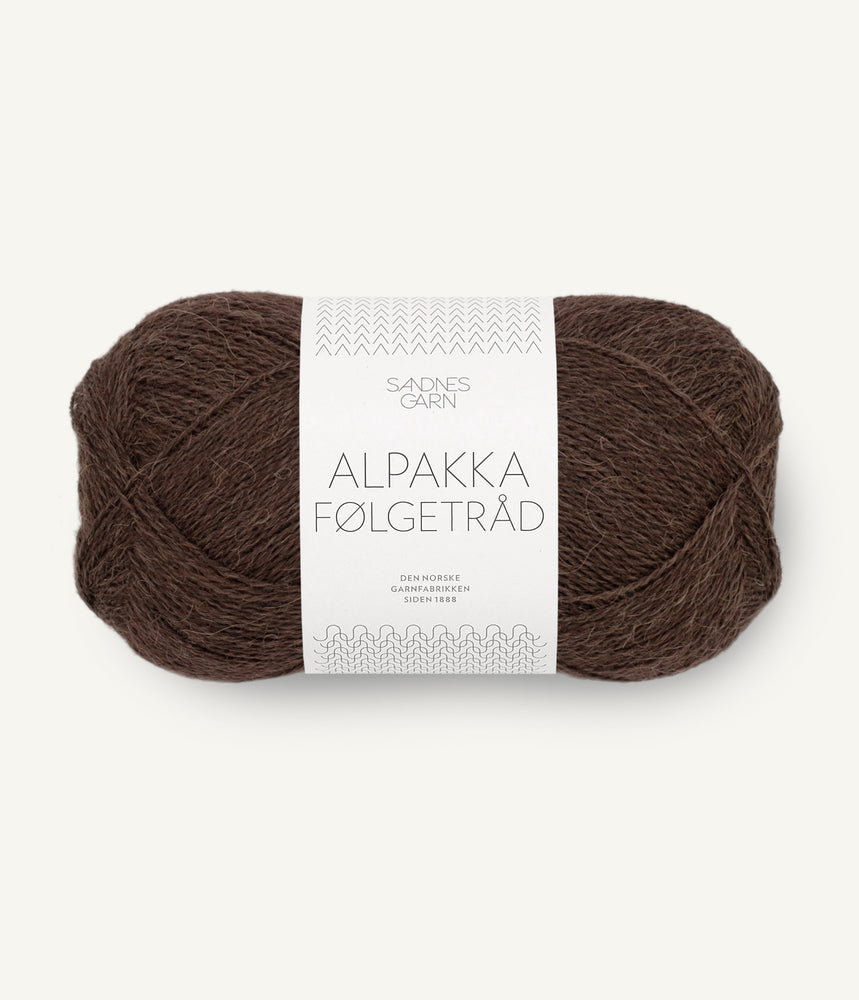 3091 Cacao Nibs - Alpakka Følgetråd - Sandnes garn - Garntopia