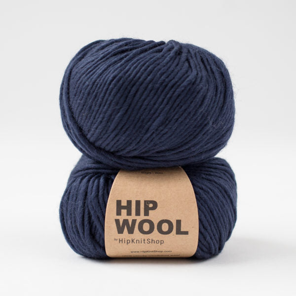 Midnight mood blue -	Hip Wool