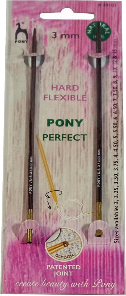Utskiftbare pinner 14 cm - 7 mm - Pony - Garntopia