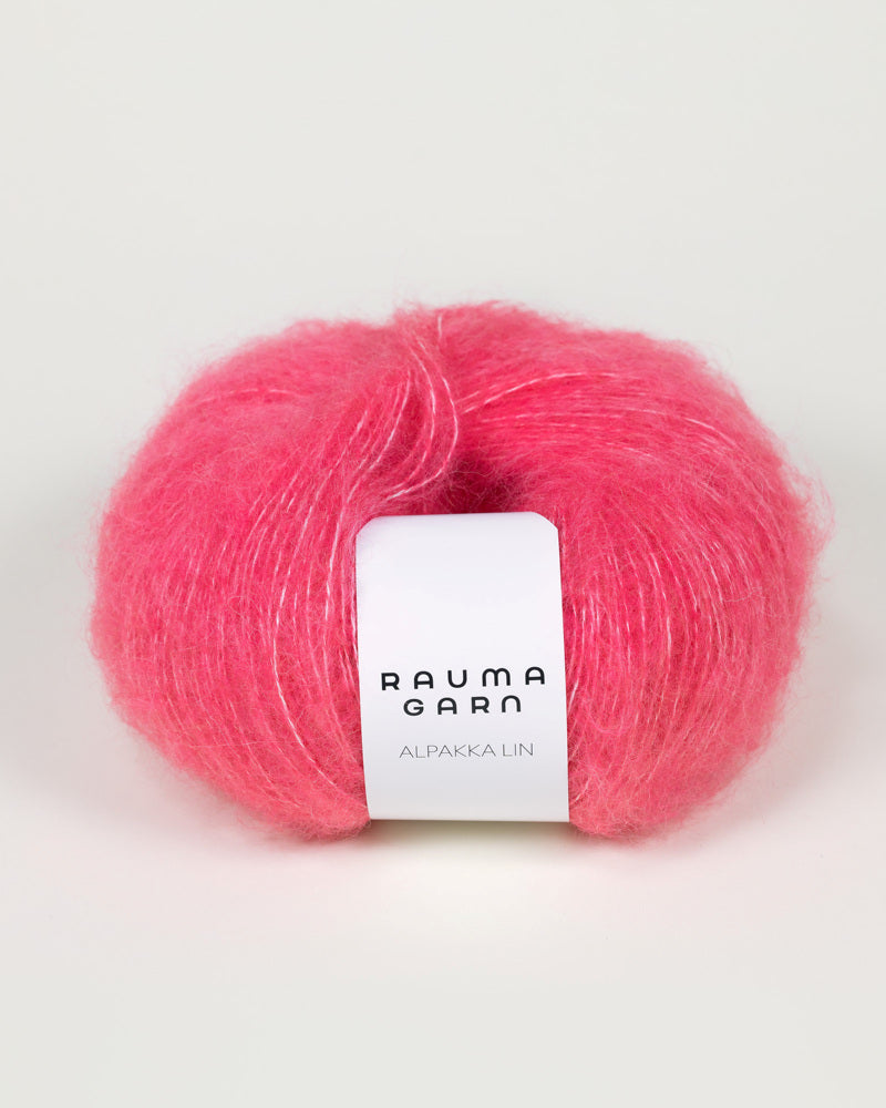 1366 Flamingorosa -	Alpakka Lin - Rauma Garn - Garntopia