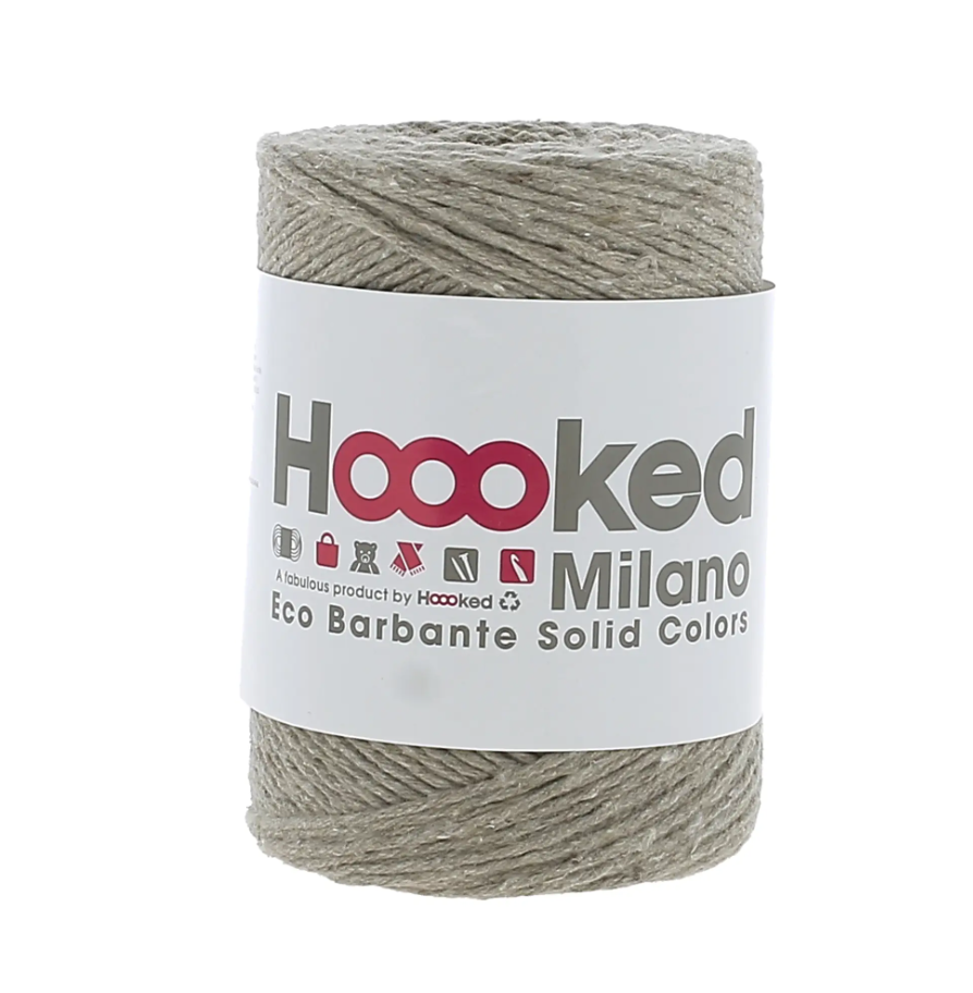 Taupe - Eco Barbante Milano - Hoooked Yarn - Garntopia