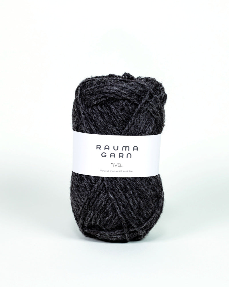 214 Koksgrå -	Fivel - Rauma Garn - Garntopia