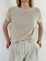 Le Knit - PLAIN YOKE TEE 20 - Papir - Lene Holme Samsøe - Garntopia