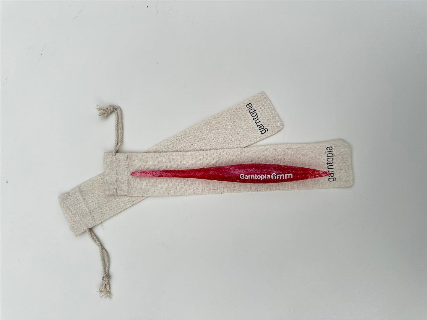 Heklenål Resin Rosa-  6 mm - Garntopia - Garntopia