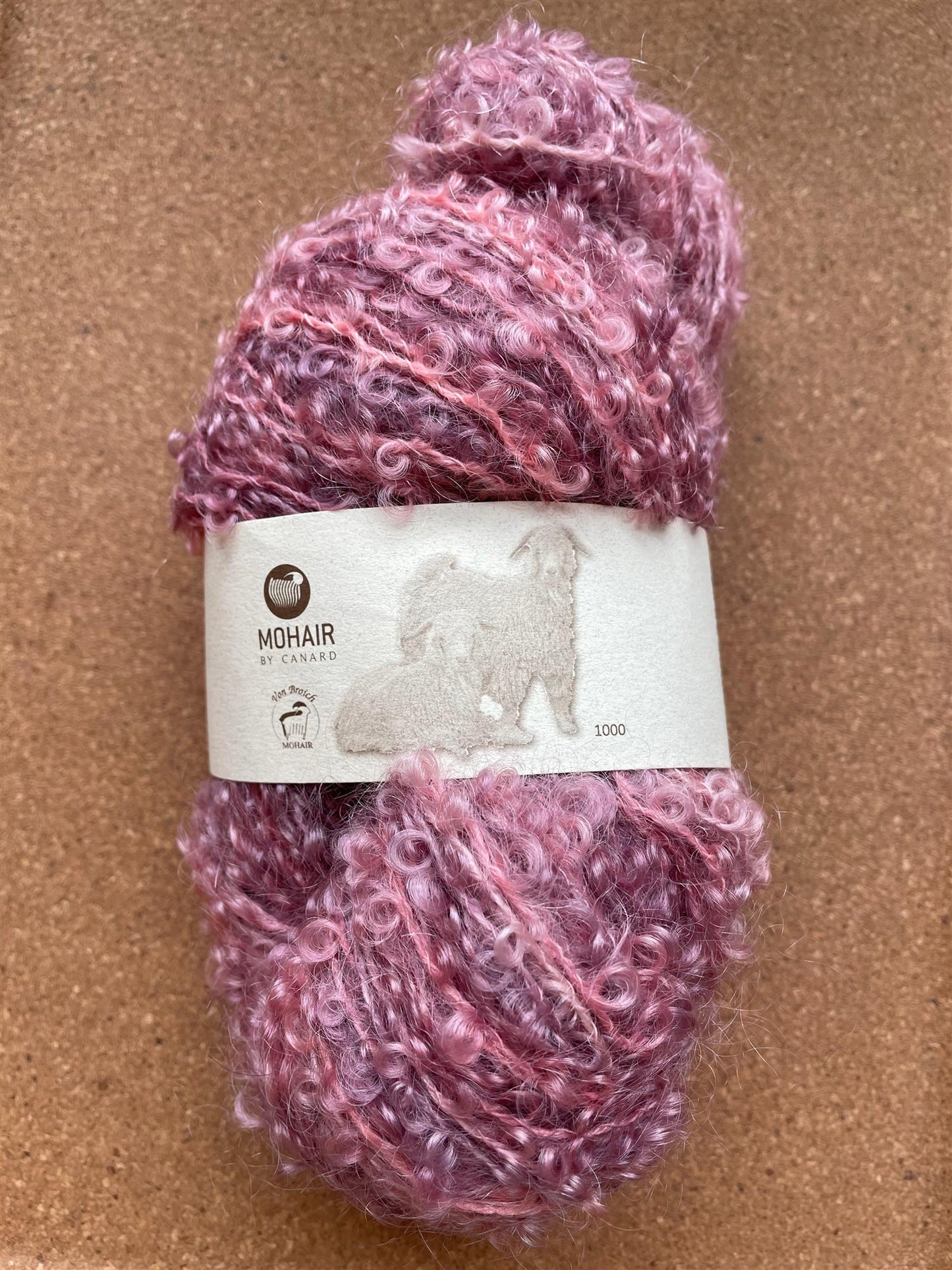 1038LE Rosa mix -	Mohair Bouclé Mix - Mohair by Canard - Garntopia