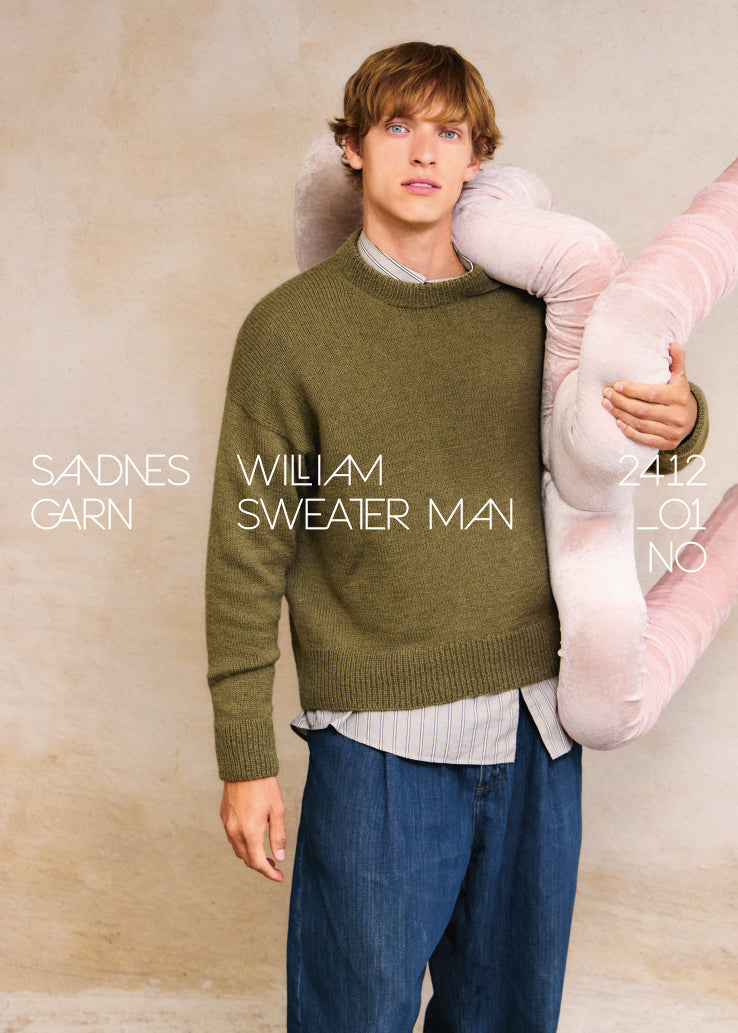 2412 - Mr. - Nr. 1  William Sweater Man - Sandnes garn - Garntopia