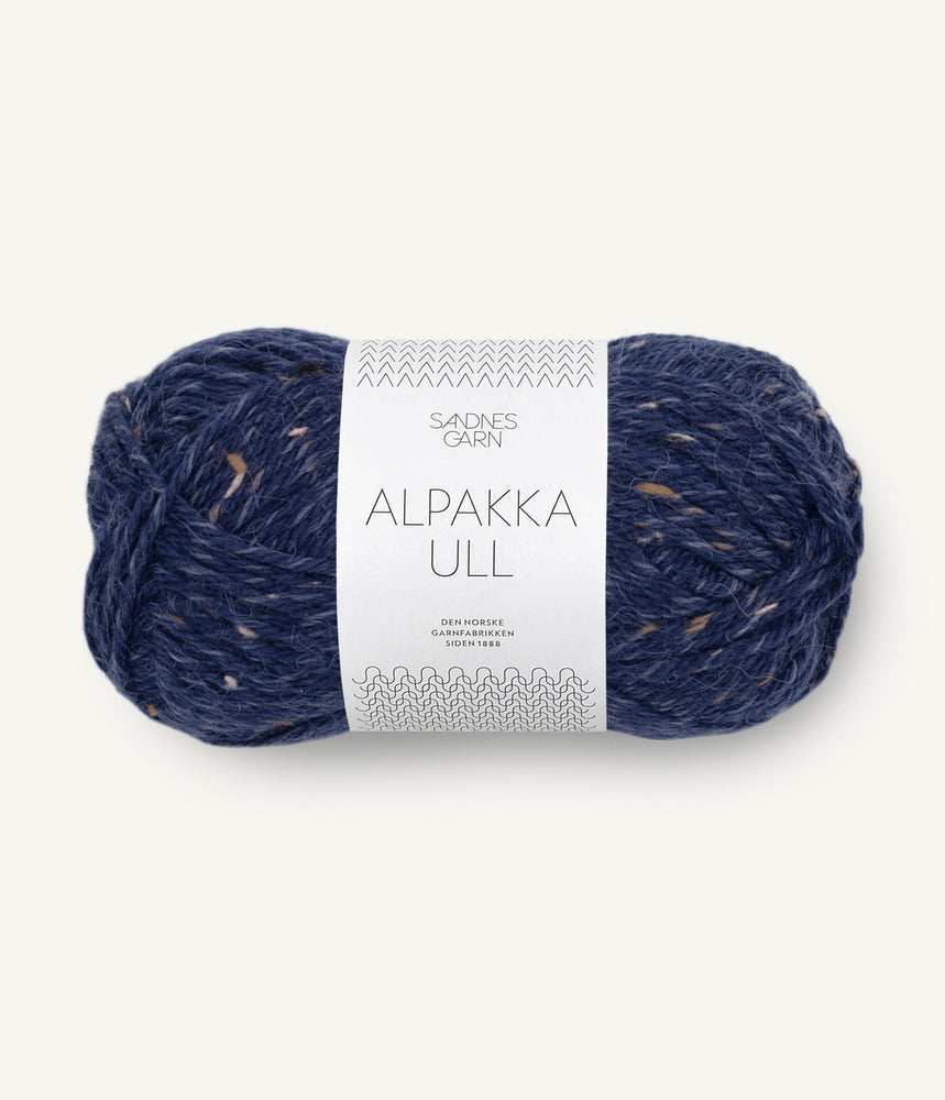 5585 Marineblå Tweed - Alpakka ull - Sandnes garn - Garntopia