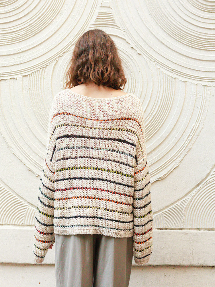 2404 - Sommerstrikk - NR. 10 SEBRINA SWEATER - Sandnes garn - Garntopia