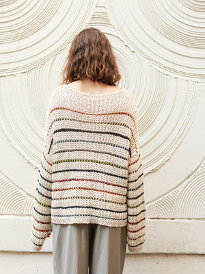 2404 - Sommerstrikk - NR. 10 SEBRINA SWEATER - Sandnes garn - Garntopia