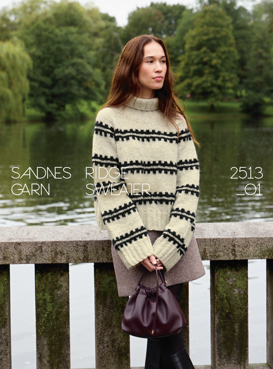 2513 - Atlas - NR 1 RIDGE SWEATER - Sandnes garn - Garntopia