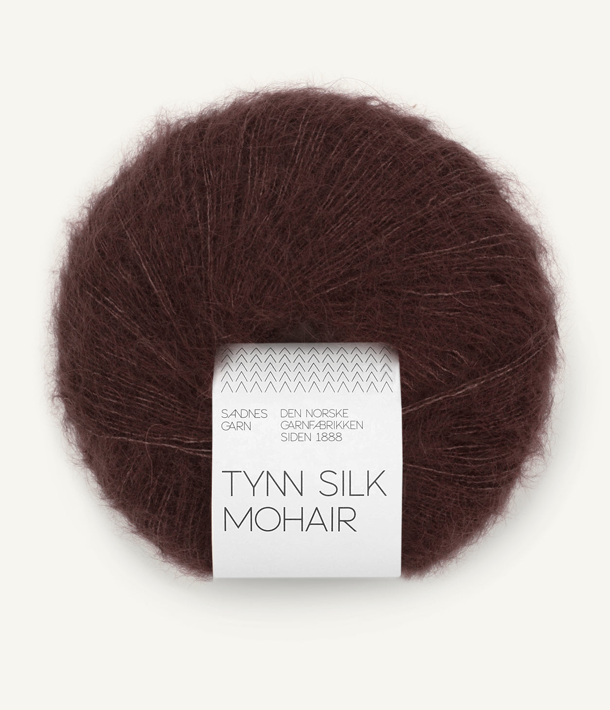 4381 Dark Fudge -	Tynn Silk Mohair - Sandnes garn - Garntopia
