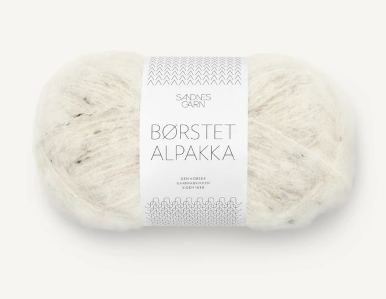 2523 Natur Tweed  -	Børstet alpakka - Sandnes garn - Garntopia