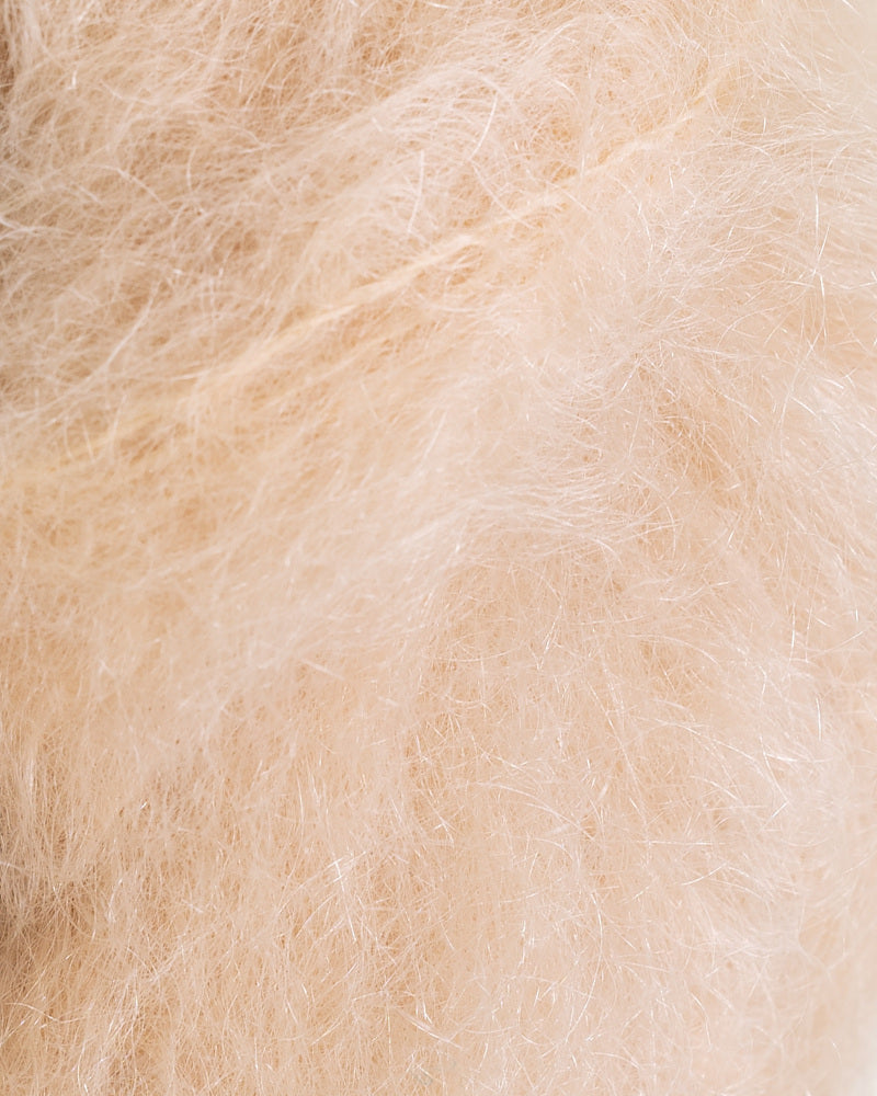 Tjukk Mohair 194 Havre -	Tjukk Mohair - Rauma Garn - Garntopia