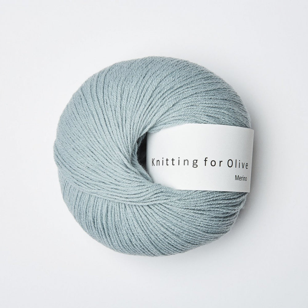 Pudderblå -	Merino - Knitting for Olive - Garntopia